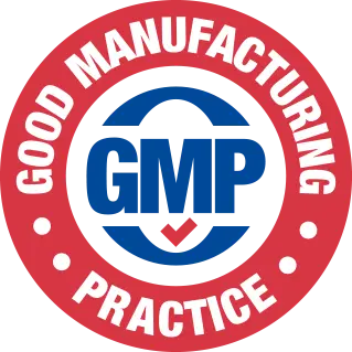 OptiPlax OptiPlax GMP certified badge