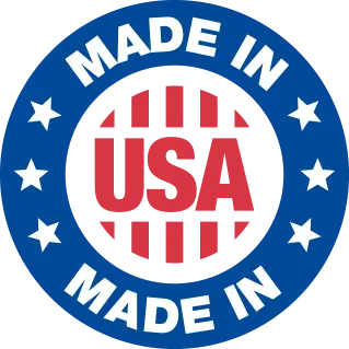 OptiPlax OptiPlax made in USA badge